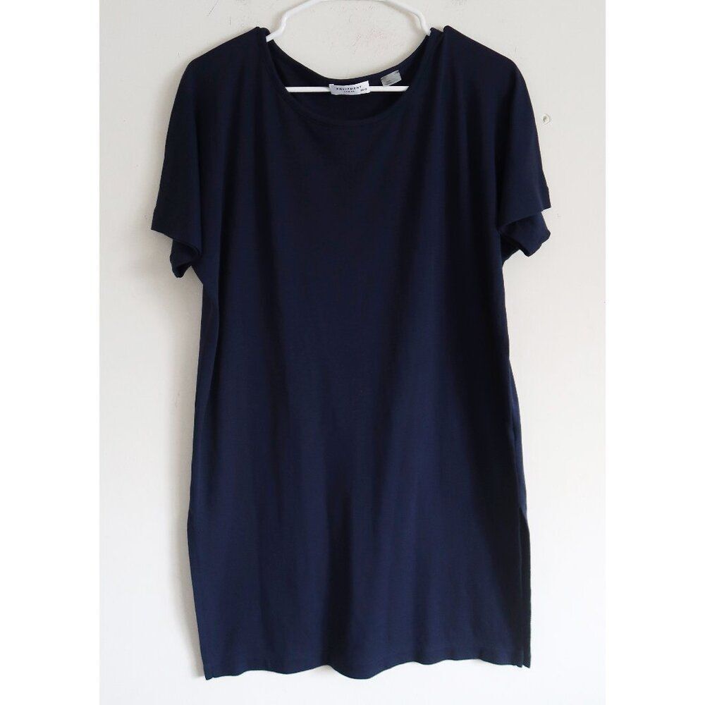 EQUIPMENT Femme Navy T-Shirt Dress - Size XS